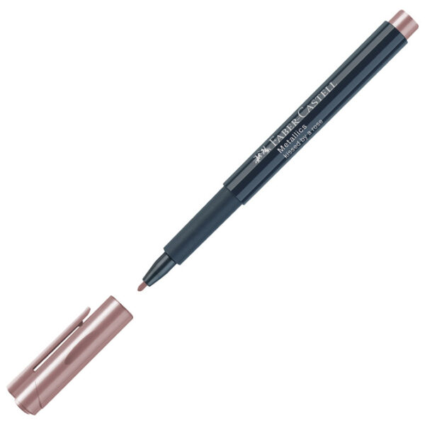 Marker permanentni 1-2 mm Metallic Faber-Castell 160789 metalik prljavo rozi!!