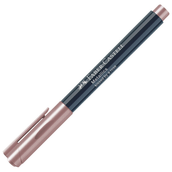 Marker permanentni 1-2 mm Metallic Faber-Castell 160789 metalik prljavo rozi!! - Slika 3
