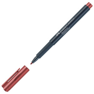 Marker permanentni 1-2 mm Metallic Faber-Castell 160793 metalik bordo!!