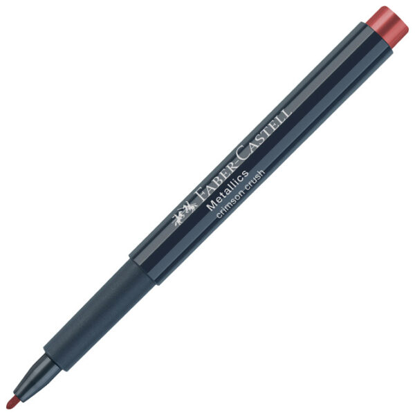 Marker permanentni 1-2 mm Metallic Faber-Castell 160793 metalik bordo!! - Slika 2