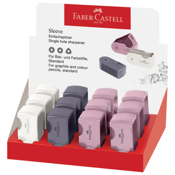 Šiljilo pvc s pvc kutijom 1rupa Sleeve Mini Faber-Castell 182734 sortirano!! - Slika 4