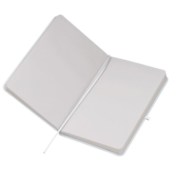Notes 13x21 cm čisti 80L s gumicom Kiel bijeli - Slika 2