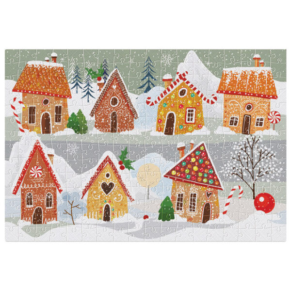 Puzzle 250 kom kućica Christmas "Gingerbread village" Interdruk!! - Slika 3