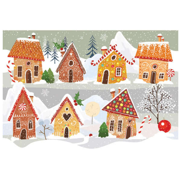 Puzzle 250 kom kućica Christmas "Gingerbread village" Interdruk!! - Slika 4