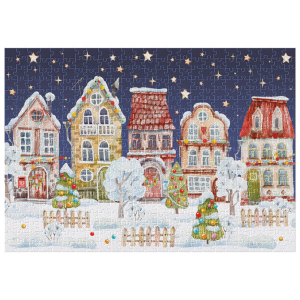Puzzle 500 kom tuba Christmas "Winter Village" Interdruk!! - Slika 3