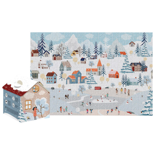 Puzzle 250 kom kućica Christmas "Winter Town" Interdruk!! - Slika 2