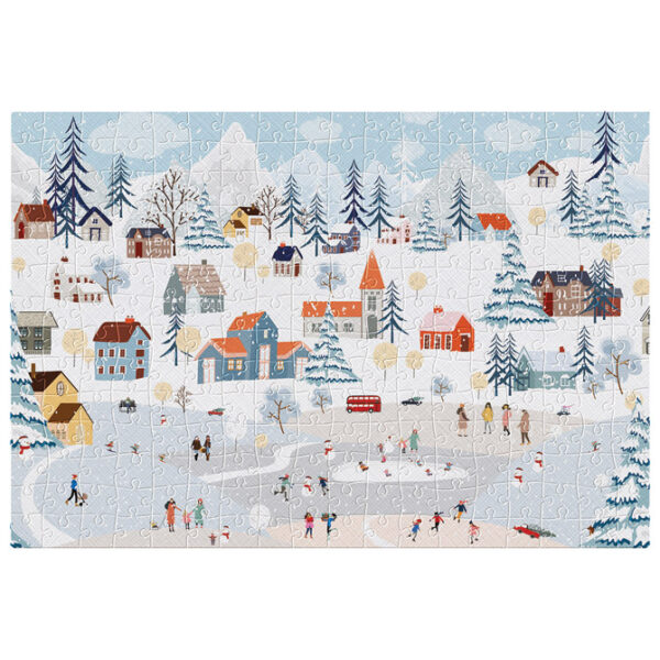 Puzzle 250 kom kućica Christmas "Winter Town" Interdruk!! - Slika 3