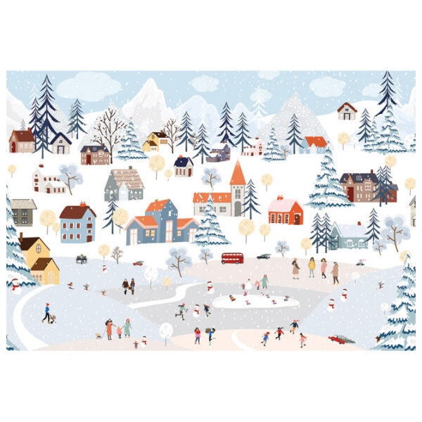 Puzzle 250 kom kućica Christmas "Winter Town" Interdruk!! - Slika 4