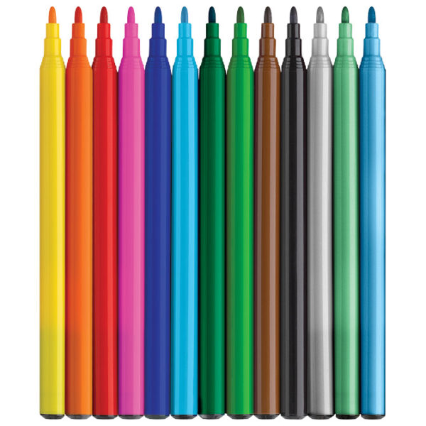 Flomaster školski  10+3boje Dino Faber Castell 554214 blister - Slika 2