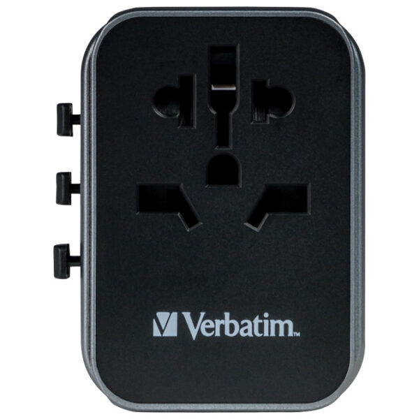 Adapter-punjač univerzalni putni za mobitele,tablete.... USB-C PD & QC, 2 USB-C, 2 USB-A Verbatim 49545