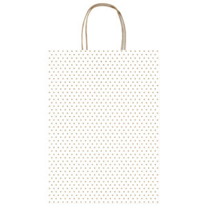 Vrećice ukrasne 26x36x12 cm točkice Rex-Saul Sadoch SDF26-249D bijele!!