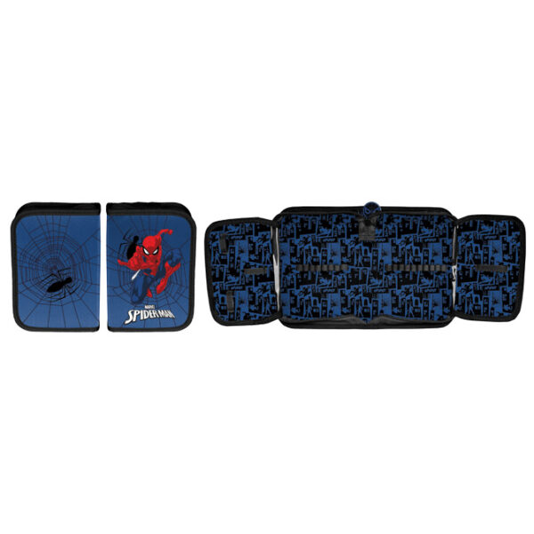 Pernica 1zip 2 preklopa prazna Spiderman Paso SP25TT-P001BW
