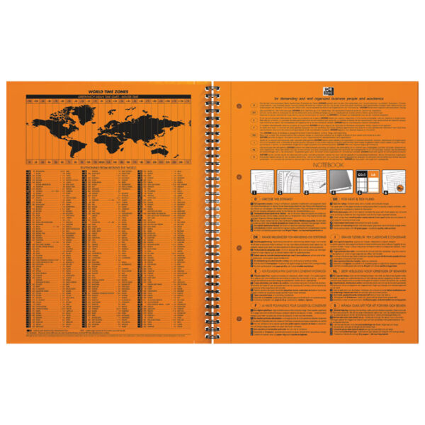 Blok kolegij A4 crte 80L perforacija+4rupe International notebook Oxford 100104036 - Slika 3