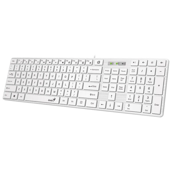 Tipkovnica USB Slimstar 126 Genius bijela