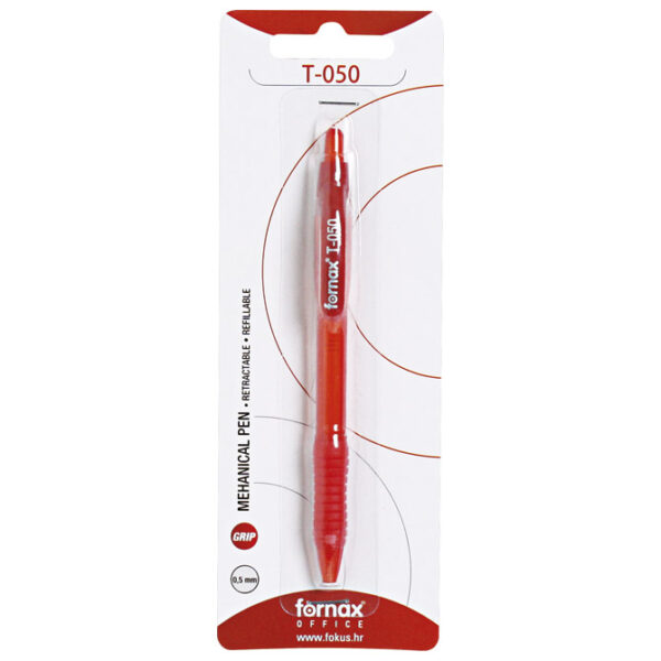 Olovka tehnička 0,5 mm grip T-050 grip Fornax sortirano blister!!