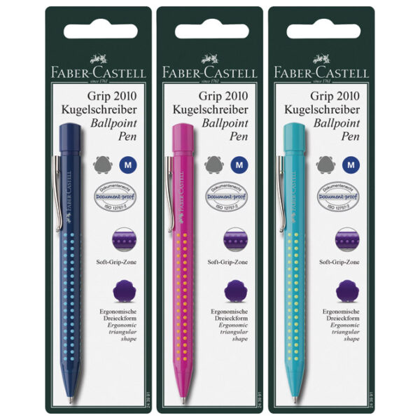 Olovka kemijska Grip 2010 Trend Faber-Castell 243991 sortirano blister!!