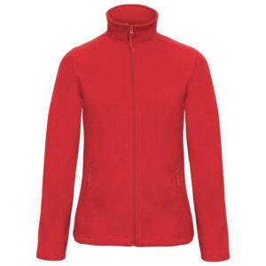 Jakna zip-flis B&C ID.501 Women 280g crvena 2XL!!