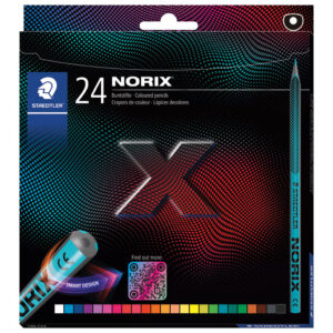 Boje drvene  24boje Norix Staedtler 186 C24 blister