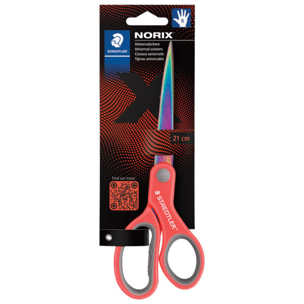 Škare školske 21 cm Norix Staedtler 965 21X BK sort blister - Slika 4