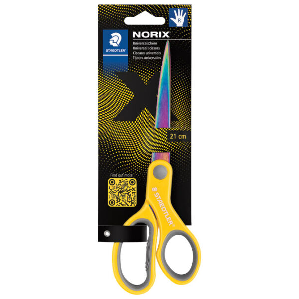 Škare školske 21 cm Norix Staedtler 965 21X BK sort blister - Slika 6