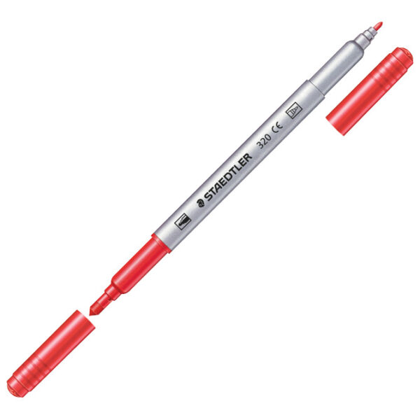 Flomaster 12boja pastel obostrani s 2 vrha Design Journey Staedtler 3200 C12PA blister - Slika 2