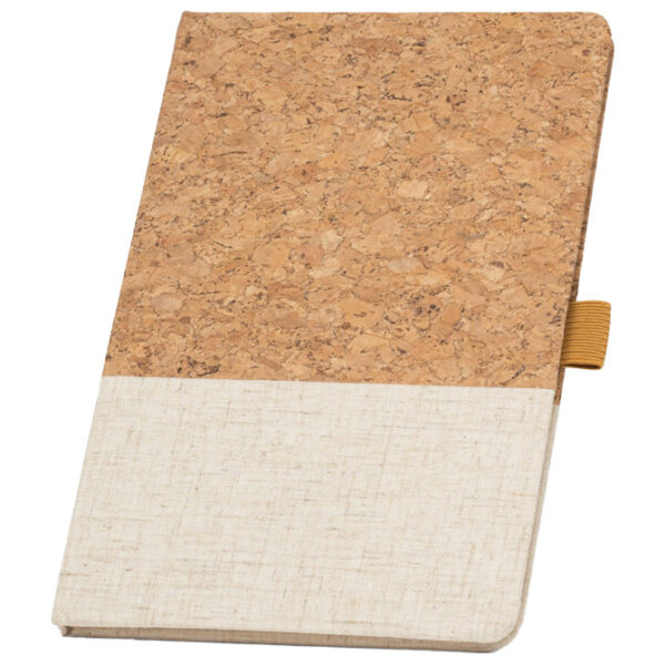 Notes A5 crte 96L šamoa crte pluto i tkanina Stricker KLEE 93277150 svijetlo bež - Slika 2