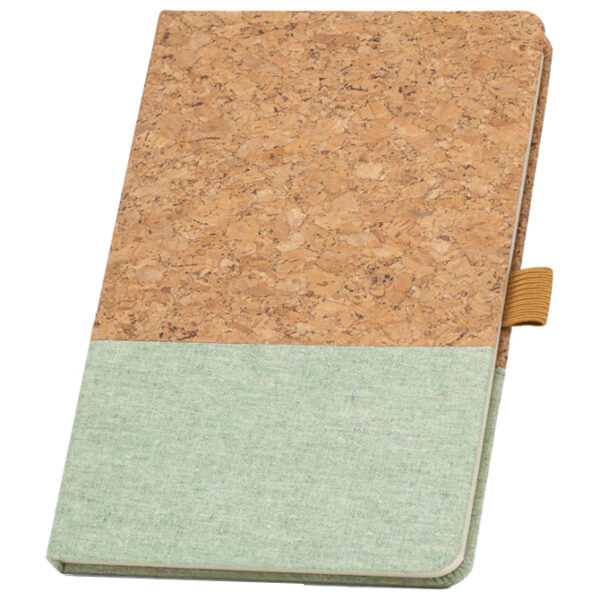 Notes A5 crte 96L šamoa crte pluto i tkanina Stricker KLEE 93277119 svijetlo tirkiz - Slika 2