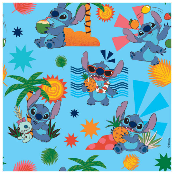 Papir ukrasni rola 70x200cm Disney Stitch Rex-Saul Sadoch W33J1STI - Slika 2