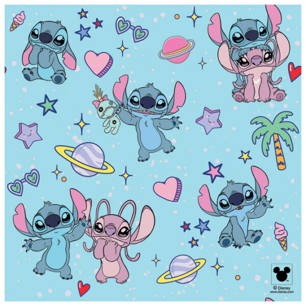 Papir ukrasni rola 70x200cm Disney Stitch Rex-Saul Sadoch W33J1STI - Slika 5