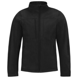 Jakna zip muška B&C Hooded Softshell crna XL!!