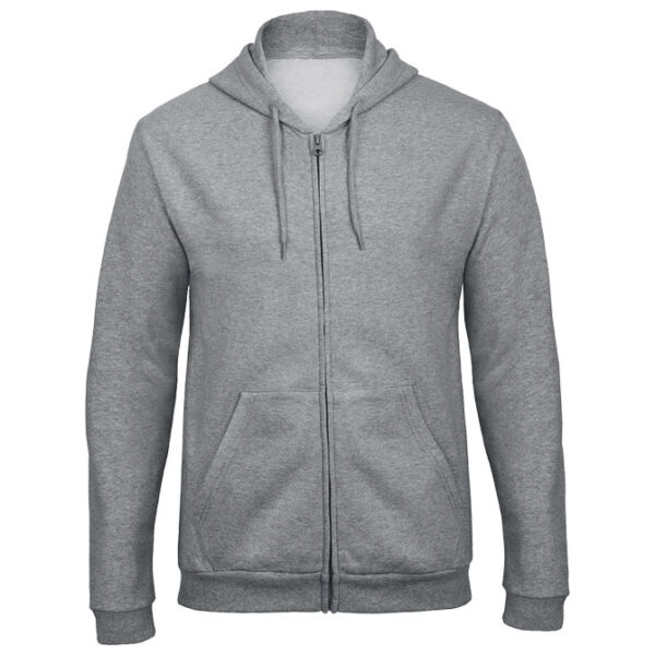 Majica dugi rukavi zip B&C ID.205 270g svijetlosiva S!!