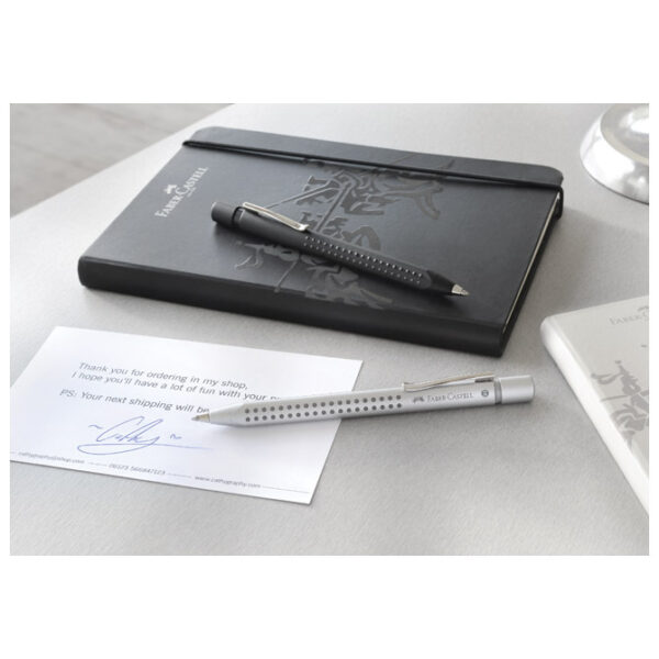 Olovka kemijska Grip 2011 Classic Faber-Castell 144111 srebrna!! - Slika 3