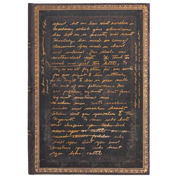 Notes 13x18 cm-midi crte  72L s gumicom Charlie Chaplin Paperblanks PB7255-3!! - Slika 2