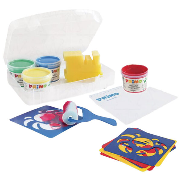 Boja tempera za ruke 100g u čaši 4boje+pribor za tekstil Primo 228TXD100!! - Slika 3