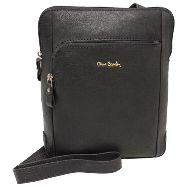 Torba kožna (na rame) Pierre Cardin 9423TILAK112 crna