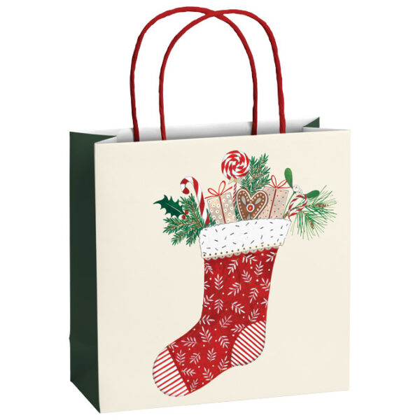 Vrećice ukrasne 20x20x8cm novogodišnje Stewo 5123 99 sortirano - Slika 2