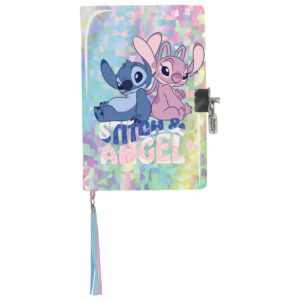 Dnevnik hologram s ključem A5 96L Stitch Paso DS25CC-3555