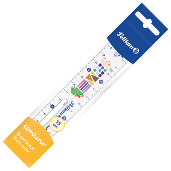 Ravnalo pvc 15 cm fleksibilno Combino Pelikan 811224 (300008950) blister