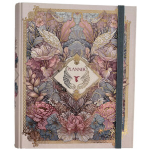 Organizer 18x23cm 108L spiralni s gumicom Flowers Marker 1803