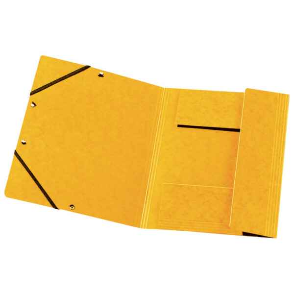 Fascikl klapa s gumicom karton A4 Herlitz 10843886 (300002796) žuti - Slika 2