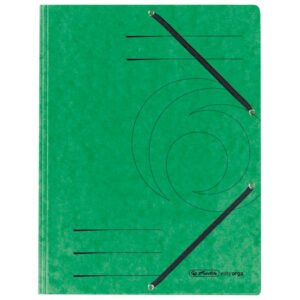 Fascikl klapa s gumicom karton A4 Herlitz 10843894 (300002797) zeleni