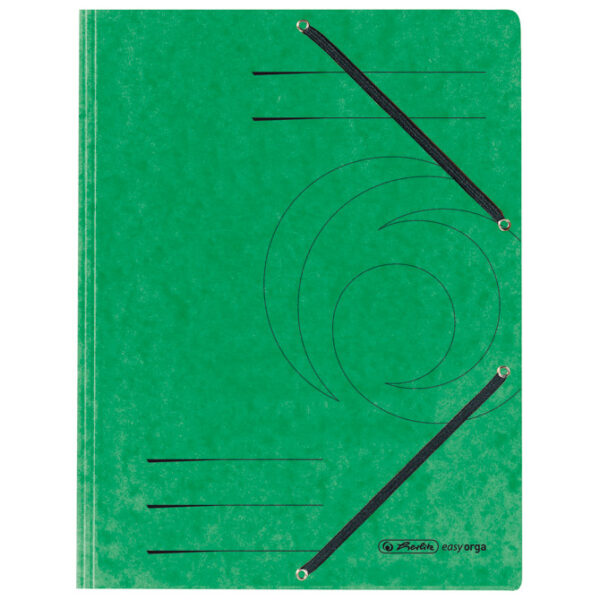 Fascikl klapa s gumicom karton A4 Herlitz 10843894 (300002797) zeleni