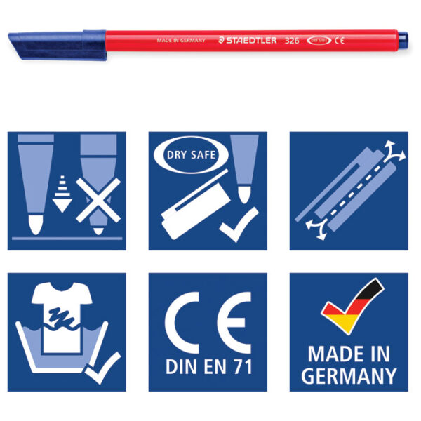 Flomaster školski  20boja Noris Staedtler 326 C20!! - Slika 3