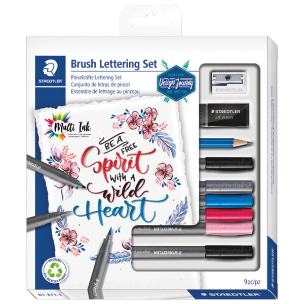 Set Brush Lettering pk9 Design Journey Staedtler 61 371-1!!