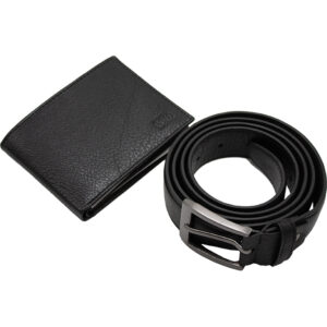 Set poklon muški novčanik+remen Polo crni!!