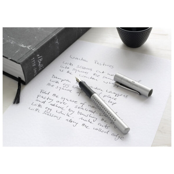 Nalivpero Grip 2011 (F) Classic Faber Castell 140906 srebrno!! - Slika 3