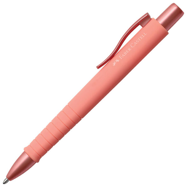 Olovka kemijska gumirana Poly Ball Urban XB Faber Castell 241125 coral - Slika 2