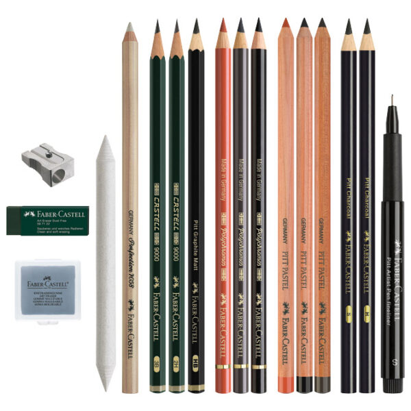 Set Art&Graphic pk17 Try-it Faber Castell 112925 - Slika 4