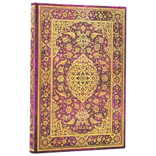 Planer tjedni 2026-9,5x14cm-mini horizontalni s gumicom The Orchard Paperblanks DE0734-1 - Slika 2