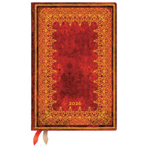 Planer dnevni 2026-9,5x14cm-mini s gumicom Foiled Paperblanks DE0721-1